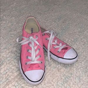Pink Girls Low-Top Converse